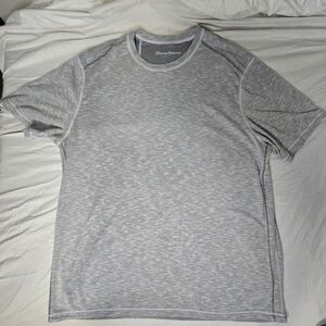 Tommy Bahama Gray Short Sleeve Tee, See Mesurements  No Tag. Large?